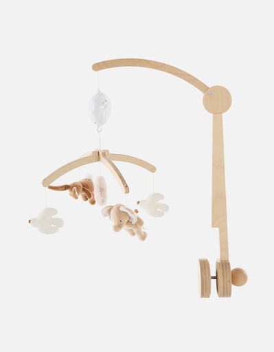 [5414220198211] Mobile musical en bois - noukie's - Bali, Moka & Snow