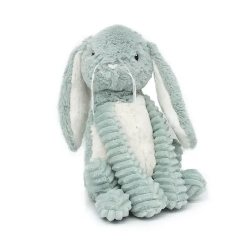 [4895242700254] Peluche - Déglingos - Lapin Toudou vert menthe 25cm 