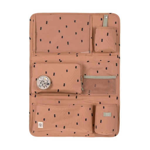 [4066239101259] Organisateur de voiture - Lässig - happy prints, caramel 