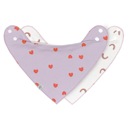 [4066239130587] bandana lot de deux - LÄSSIG - happy rascals mauve