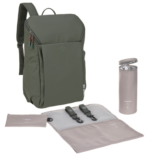 [4066239132031] Sac à dos à langer - Lässig - slender up, olive