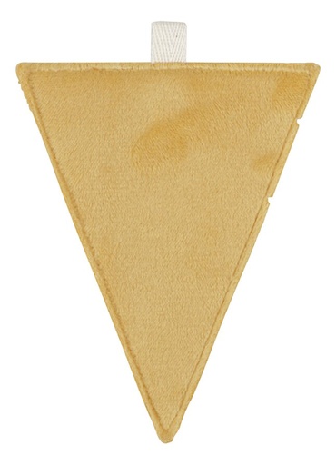[8713291895478] Lettre en tissu - Little dutch - Drapeau jaune