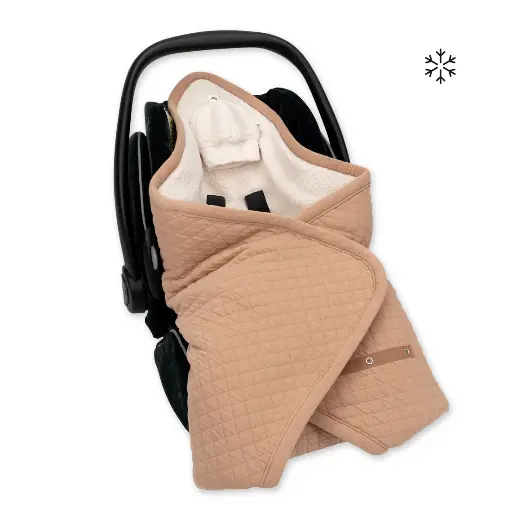 [5420010716060] Nid d'ange BISIDE -  0-12m   Beige Pady quilted + teddy