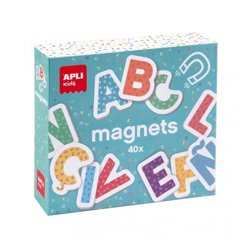 [8410782188841] Jeu éducatif - Apli - Magnet lettres en bois