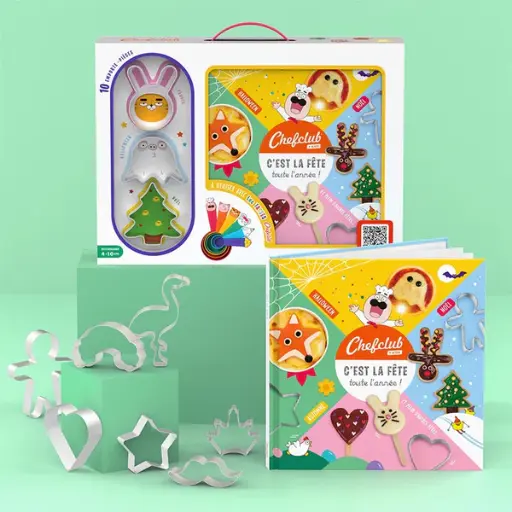 [9782490129416] Coffret - Chef club kids - C'est la fête toute l'année