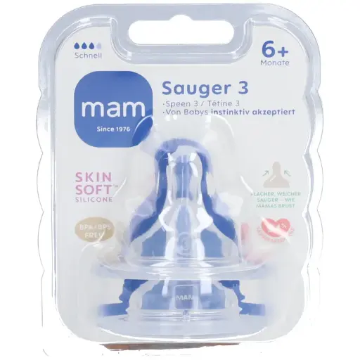 [9001616664151] Tétine- MAM - Taille 3 - 6m+