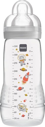 [4042894712191] Biberon - MAM - Easy Active™ 4 Mois et + gris