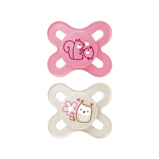 [4042894593516] Lot de 2 sucettes - MAM - + 0 mois Original Start rose