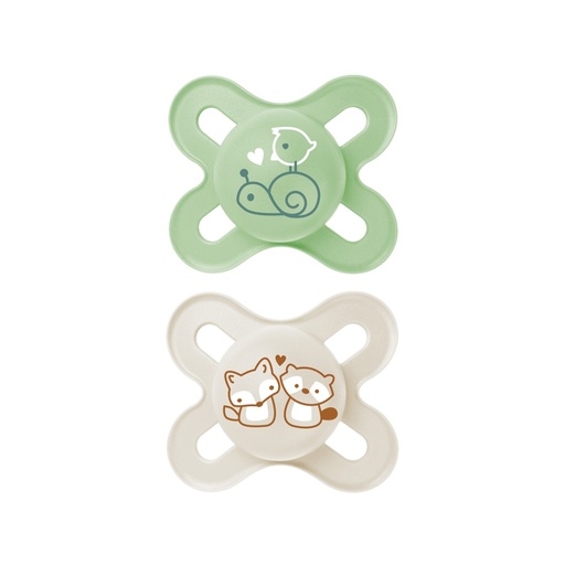 [4042894593509] Lot de 2 sucettes - MAM - + 0 mois Original Start vert