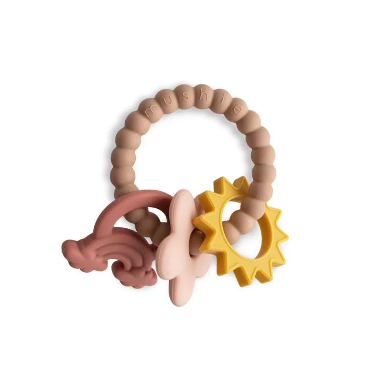 [840355800210] Teething ring - Mushie - Nature
