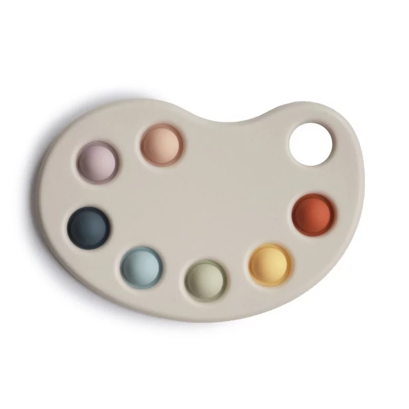 [810052466088] Paint palette - Press Toy - Mushie 