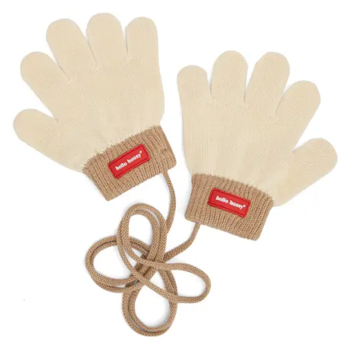 [3760375199842] Gants - Hello hossy - Handy Sandy 1-3 ans avec cordon