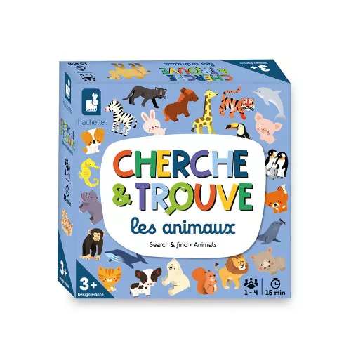 [3700217324551] Cherche Et Trouve - Janod - Animaux