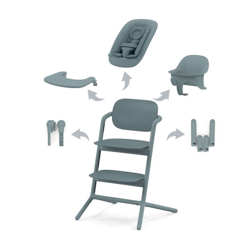 Chaise haute - Cybex - Lemo 4-in-1 Stone Blue