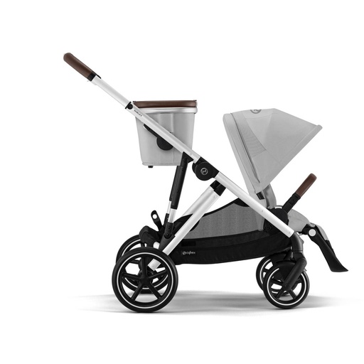 Poussette - Cybex - Gazelle S Lava Grey (Silver Frame)