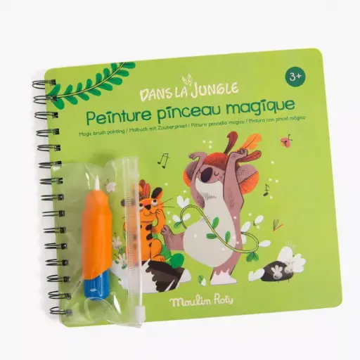 [3575676686010] Peinture pinceau magique - Moulin Roty -Dans la jungle
