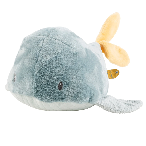 [5414673950022] Peluche baleine - Nattou - Marbre vert ( 25 cm ) 