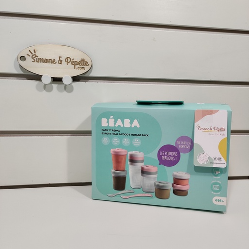 [P01307] Pots de conservation - Beaba - 12 portions (90ml, 150ml, 250ml)
