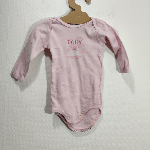 [V03200] Body - Petit bateau - 6 mois  