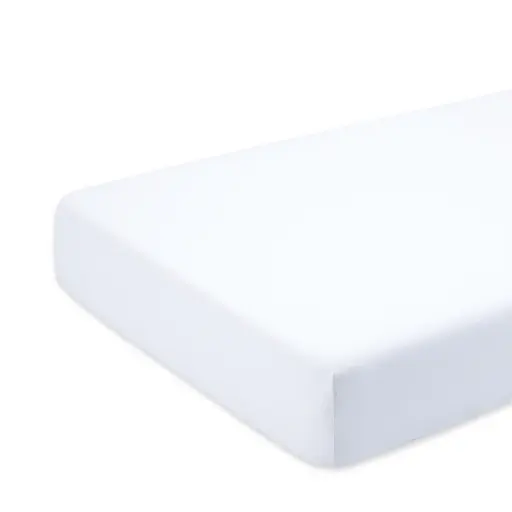 [5420010606637] Drap housse berceau 40x90cm - Bemini - White Jersey