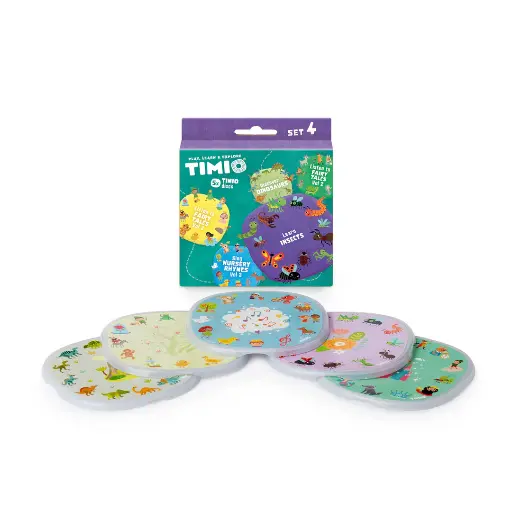 [8720726557054] Jeu de disques pour Lecteur interactif - Timio - SET 4