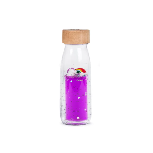 [8425402857557] Bouteille sensorielle - Petit Boum - Magic Rainbow 