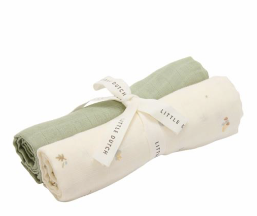 [8720986879583] Langes tétras - Little dutch - Forest Treasures & sage ( 70x70 cm  )