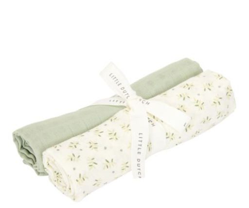 [8720986879965] Langes tétras - Little dutch - Blueberry leaves & sage ( 70x70 cm  ) 