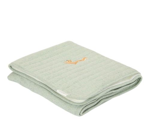 [8720986879125] Couverture - Little dutch - Forest friends pure sage 