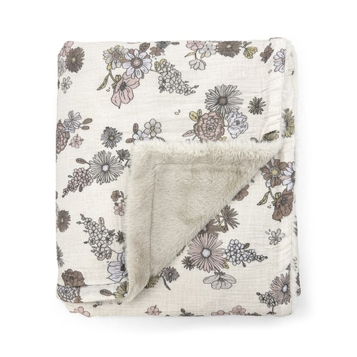 [9508593422915] Couverture polaire - Babyshower - Large bardot 