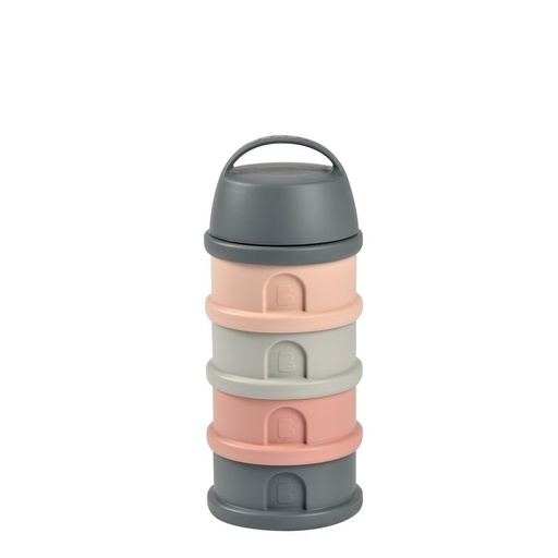 [3384349117139] boite doseuse 4 compartiments empilables - Béaba - Girs/Rose