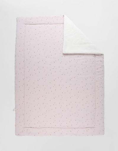 [5414220202840] Couverture - noukie's - 100x140 cm, Mousseline de coton & Sherpa