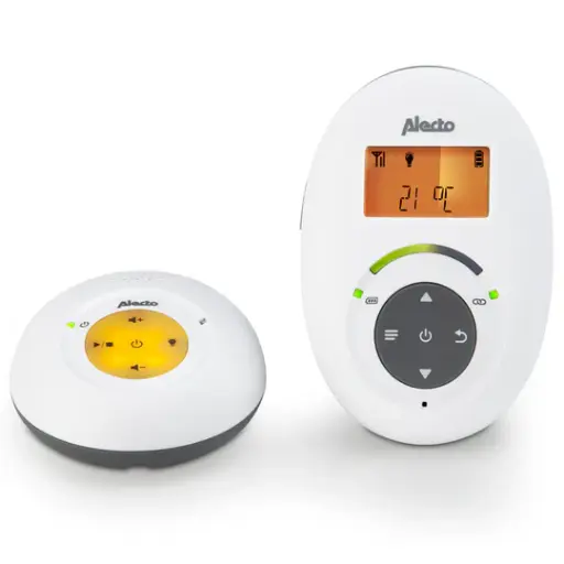 [8712412578337] Babyphone - Alecto -  Full Eco DECT avec écran, blanc/anthracite