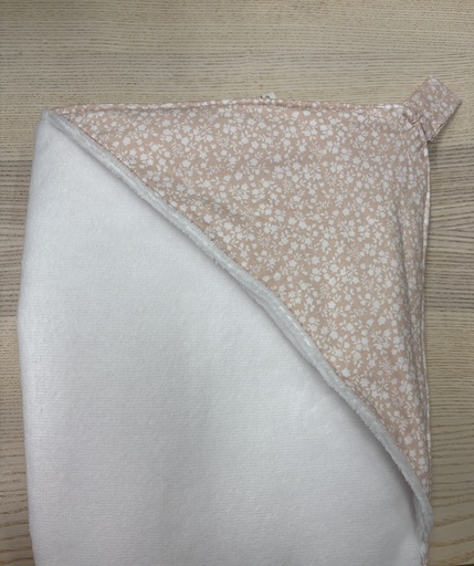 [FC003] Cape de bain - Fleur de coton - Fleurs 90x90   