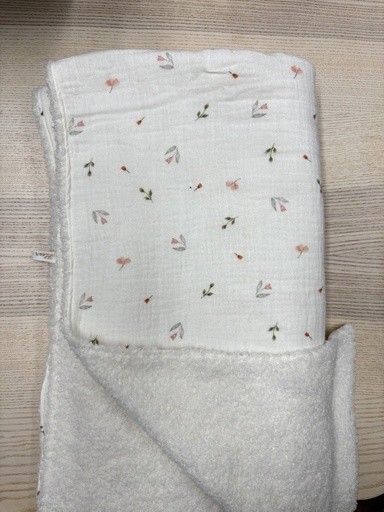 [FC015] Couverture - Fleur de coton - Fleurs 1mx1m  