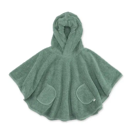 [5420010713762] Poncho de bain - Bemini - 9-36 mois green terry 