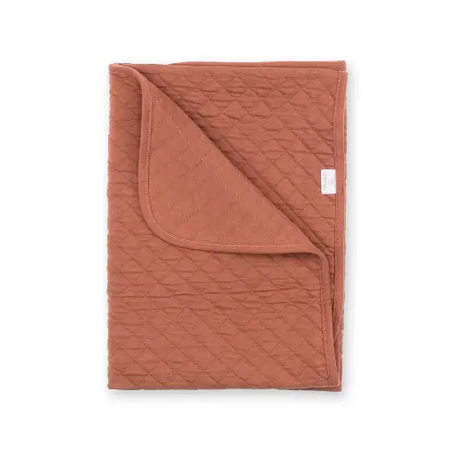 [5420010712215] Couverture - Bemini - 75x100cm Brick pady quilted jersey  tog 1.5
