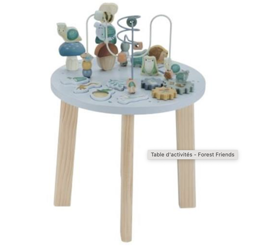 [8713291772410] Table d'activités - Little Dutch - Forest friends 