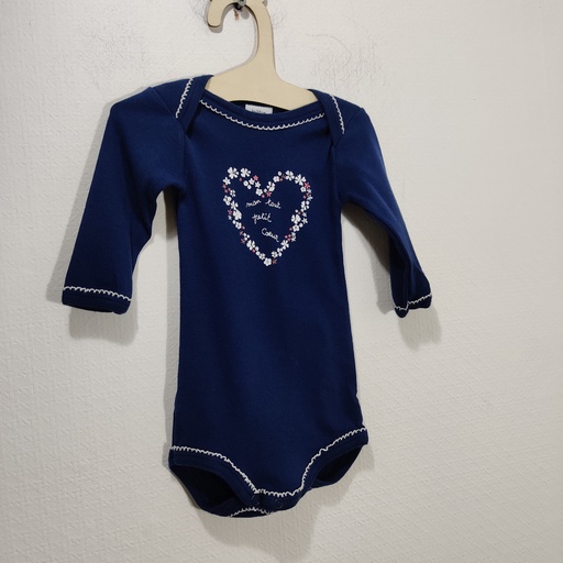 [V03944] Body - Petit bateau - 3 mois       