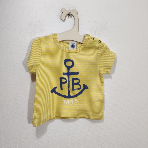 [V03997] tee-shirt - Petit bateau - 3 mois    