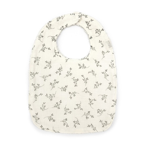[9503364735867] Bavoir - Babyshower - Olive bloom