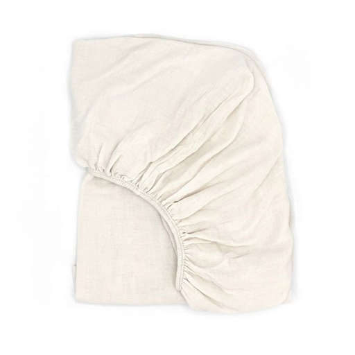 [7427252670875] Drap housse de lit - Babyshower - 70 ivory powder