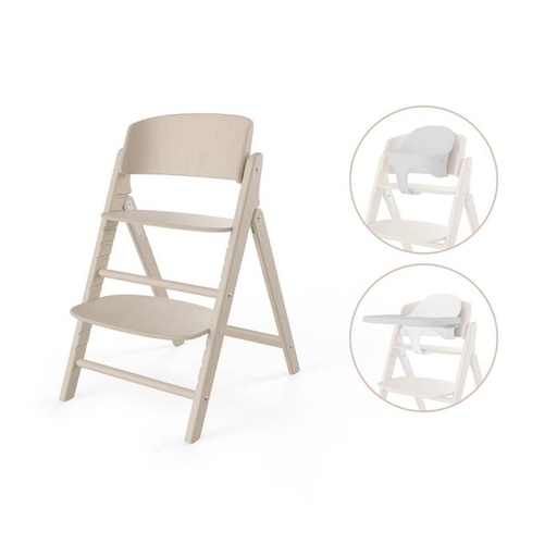 Chaise haute - Cybex - Click Fold 3-in-1 all natural