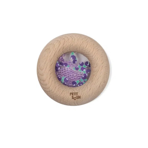 [8425402857649] Hochet sensorielle - Petit Boum - Aubergine