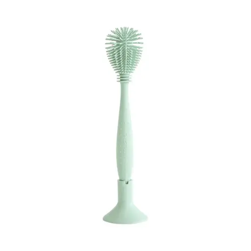 [840355801194] Goupillon en silicone - Mushie - Cambridge Blue