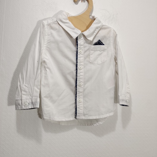 [V04156] Chemise - Du pareil au même - 9 mois 