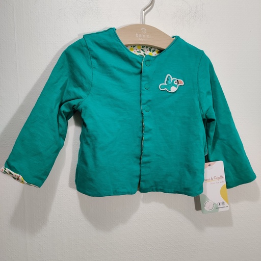 [V04209] Gilet réversible - Obaïbi - 12 mois     