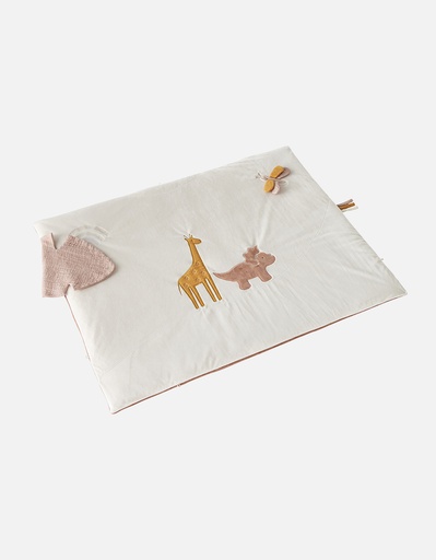 [5414220162328] Tapis d'activités - noukie's - Popsie en mousseline, écru/rose poudré