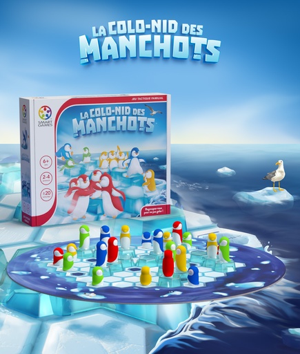[5414301524823] Jeu - Smart Games - Le Colo-Nid des Manchots - 6 ans et +  