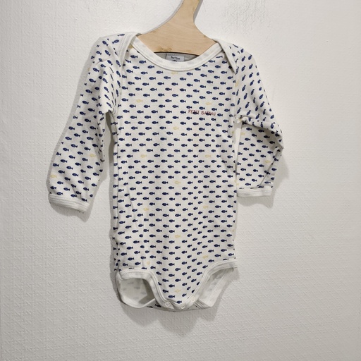 [V04314] Body - Petit bateau - 9 mois 
